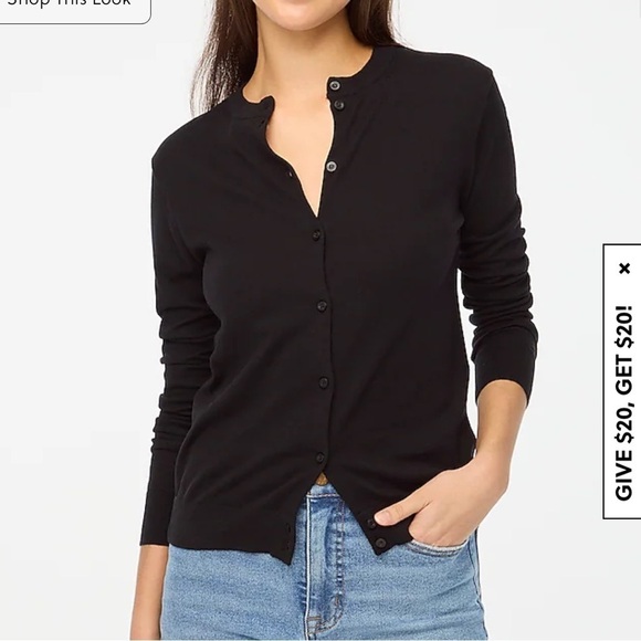 J. Crew Factory Women's Black Cardigan Sweater - Picture 1 of 4